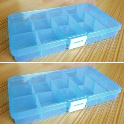 Multifunctional Removable 15 Grid Storage Box Plastic Square Modern Characteristic Candy Storage Box Small Item Box