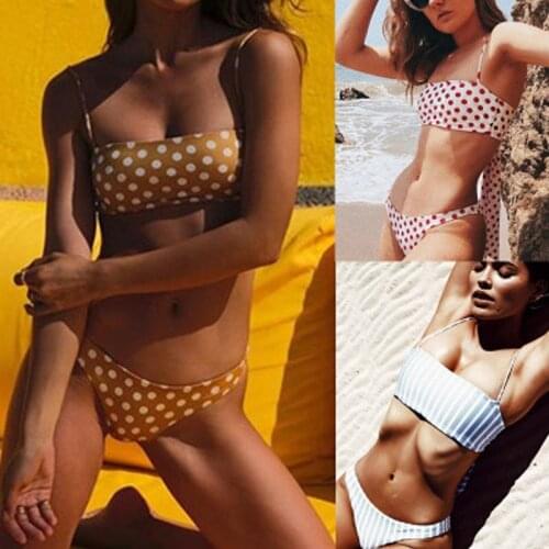 Mrs win Striped Swimwear