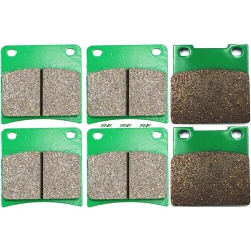 Brake Pads Set For Suzuki Gsx750 Gsx 750 Fk/Fl/Fm/Fn/Fp/Fr/Fs/Ft/Fv 1989 1990 1991 1992 1993 1994 1995 1996 1997