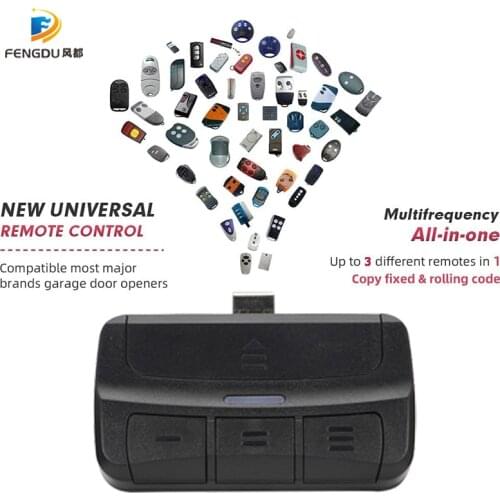 2021 Newest Garage Door Opener Multi frequency 280-868mhz Remote Command Rolling code Remote Control Duplicator For Gate