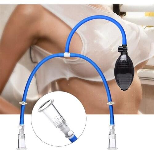 Hand Held Pump Nipple Cylinders Sucking Enlarger Sex Toys For Women SM Flirting Tools Clitoris Sucker Nipples Massage Pumps