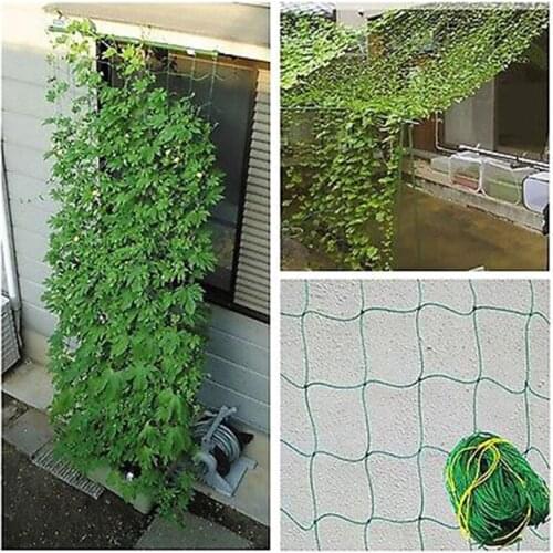 1.8x1.8M Garden Fence Mesh Plant Vines Climbing Net Garden Decoration Gardening Net Bird Net Plastic Net