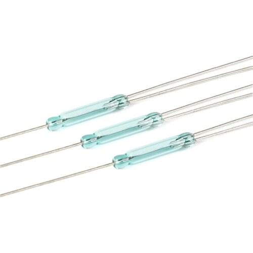 2.5*14MM Glass-Sealed Magnetic Control Reed Switch 3Pin Normally Open/ Closed Conversion
