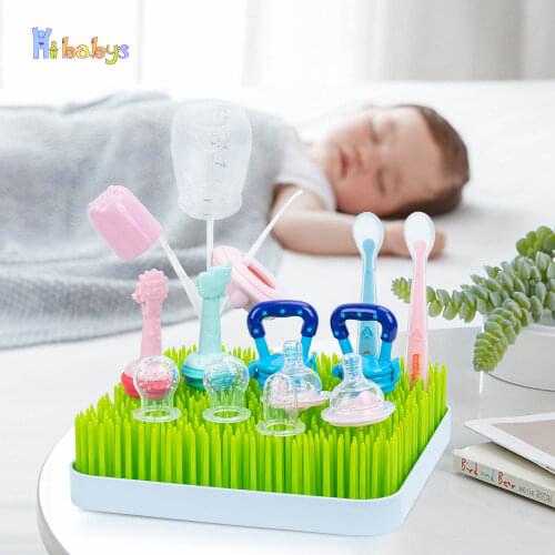 Baby Feeding Bottle Drying Rack Kitchen Infant Bottle Dryer Tree Shaped Rack For Newborn Removable Baby Bottle Nipple Drainer
