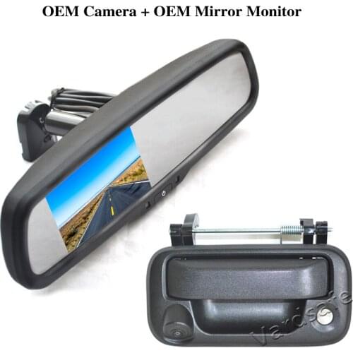 Vardsafe VS250R | Tailgate Reversing Backup Camera + Replacement Rear Mirror Monitor for Ford F250 F350 F450 F550 (2008-2016)