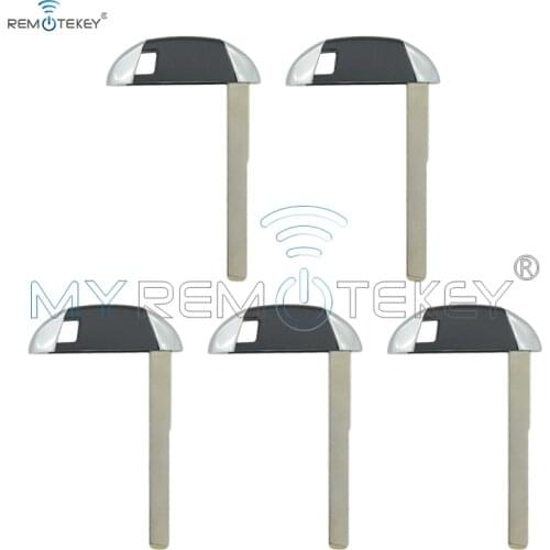 Remtekey 5pcs small insert key blade 164-R8154 for Lincoln Continental MKC MKZ 2017 M3N-A2C94078000 Smart spare key blade