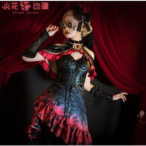 Anime Identity V Doctor Emily Dale Lydia Jones New Dress Cosplay Costume Halloween Dress For Women