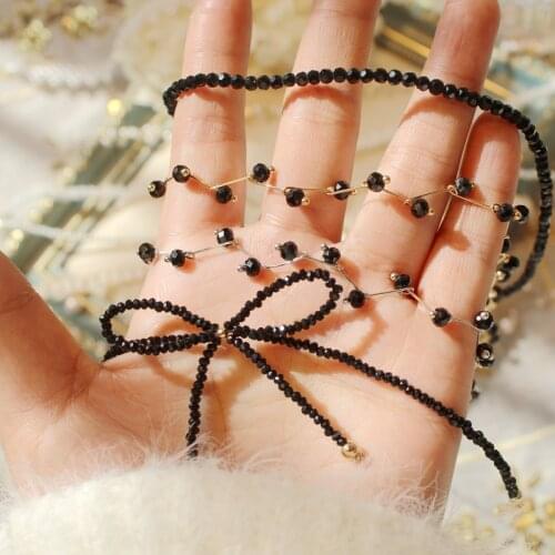 2021 Streetwear Gothic Style Pearl Choker Necklace On The Neck Beads Chain Jewelry Collar For Girl Chocker Kpop Neck Decoration