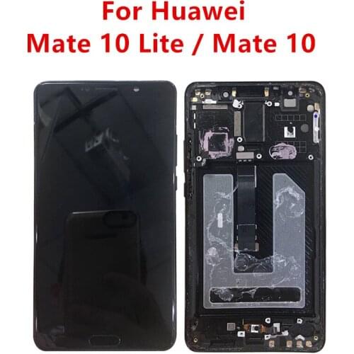 For Huawei Mate 10/10 Lite LCD Display With Frame Touch Screen Digitizer Assembly Replacement For Huawei Mate 10 Mate LCD Screen