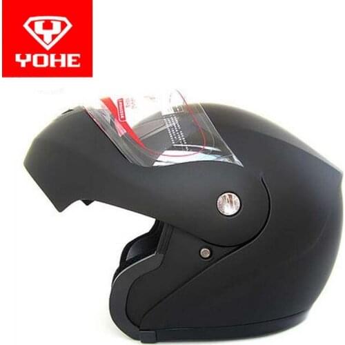 2019 Fashion YOHE undrape face Motorcycle helmet YH936 ABS knight Safety open face Motorbike helmets with PC visor lens
