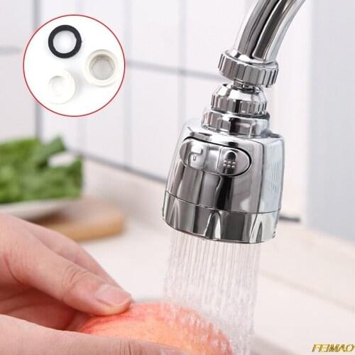 Kitchen Faucet Aerator 360° Rotatable Tap Head Shower Diffuser Rotatable Nozzle Adjustable Booster Faucet Kitchen Accessories