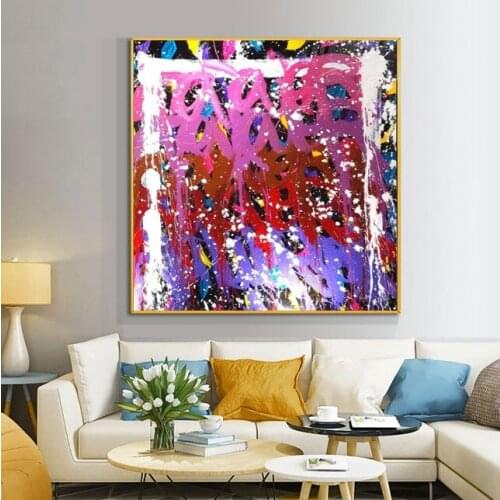 Jonone Acrylic Painting Large Size Oil Painting 100% Hand Painted On Canvas Modern Landscape Wall Art For Home Decoratio