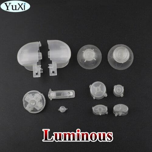 YuXi Analog Stick Cap Keys Keyboards YX ONE BZ Buttons Joystick stick Caps for Nintend for NGC controller Blue Luminous