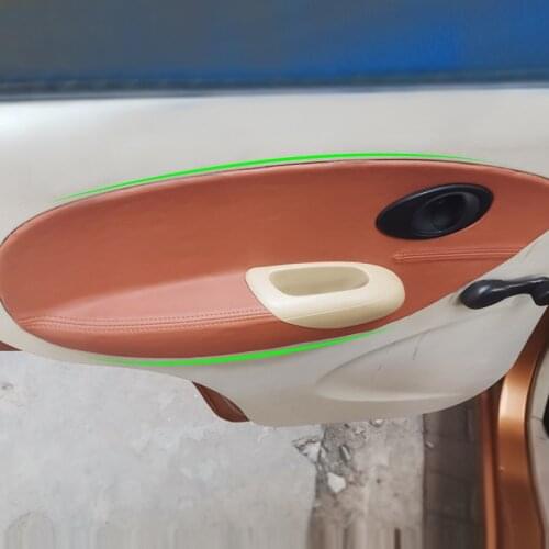 Car Accessories Microfiber Door Panel Armrest Leather Cover Trim For Chevrolet Spark Chery QQ3 2004 2005 - 2009 2010 2011 2012