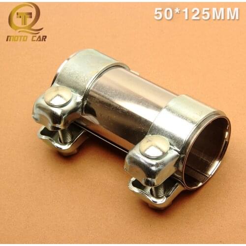 Stainless Steel Car Muffler Clamp Bolts Turbo Exhaust Pipe Connect 125*50 mm 191253141F 18 30 7 560 7788 56 078 For VW A6