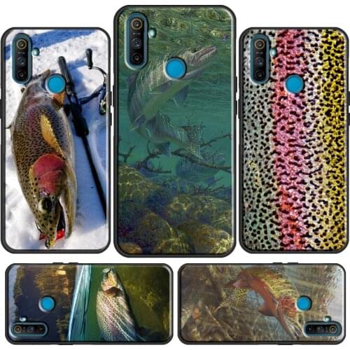Rainbow Trout Fishing Skin Case For OnePlus 9 Pro 9R Nord 8T 8 Pro Cover For OPPO Realme GT Neo 6 7 i 8 Q3 Pro C3 C21