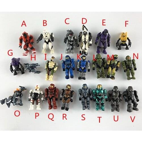 Mega Bloks Construx Halo Spartan Call of Duty Urabn Soldier Action Figure Building Blocks Collectors Edition Construction Toy
