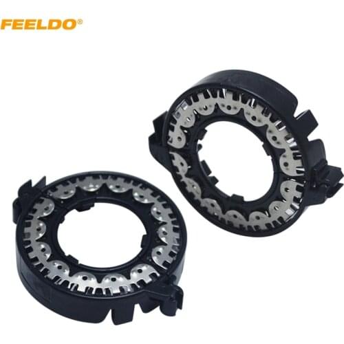 FEELDO 2PCS Auto D1 HID Xenon Bulb Holder Base Adapter Car D1 HID Bulb Bracket Retainers Sockets #5563