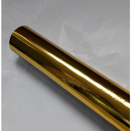 Hot stamping foil gold color 101 for paper and plastic 64cm x120m
