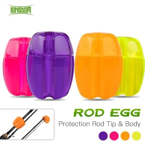 Kingdom Fishing Rod Protection Tool Silicon Material Suit For Different Size Rod Tip & Body Multiple Function Fishing Equipment