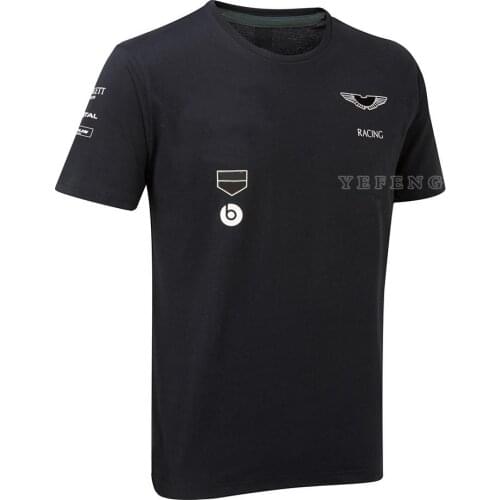 Summer FI Mens Sports Racing Suit Short-Sleeved Moisture Absorption And Quick-Drying Round Neck Shirt T-shirt Car Fan Customiza