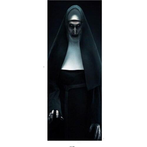 Religion Door Sticker Home Goods Self-adhesive PVC London Decor Door Wallpaper Refrigerator Sticker for Bedroom Home Decoration