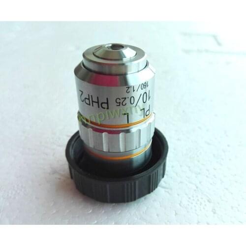 Biological Metallographic Microscope Objective RMS 10X Long Working Distance Plan Contrast Objective Lens PL L 10X/0.25 PHP2