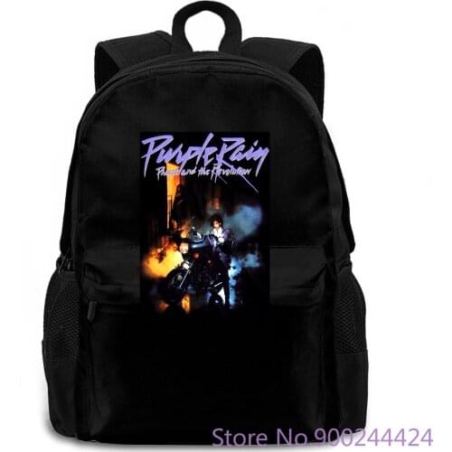 Prince PURPLE RAIN PRINCE AND THE REVOLUTION Authentic & Official Style Swag women men backpack laptop travel school adult