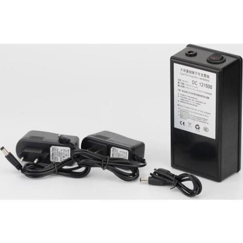 MasterFire DC 12V 15000mAh Battery Super Rechargeable Portable Lithium-ion Batteries Pack DC 121500 For Cameras Camcorders