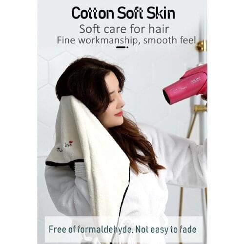 Microfiber Towel Quick Dry Hair Magic Drying Turban Wrap Hat Cap Bathing Showers