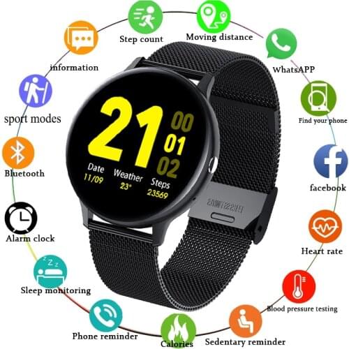 LIGE 2021 new smart watch men full touch bluetooth call sports pedometer heart rate blood sleep monitoring watch men smart watch