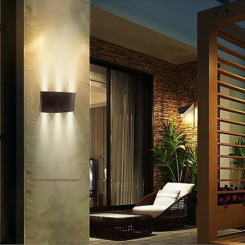 85-265V Waterproof Led Wall Lamp Modern Style Led Wall Light Spotlight for Bedside Bedroom Mirror Light Corridor Sconce Garden
