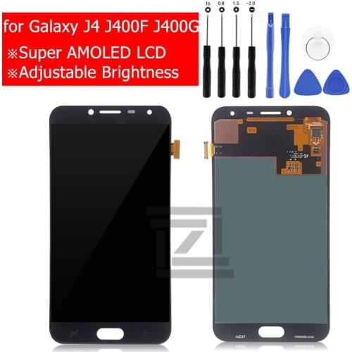 Super Amoled 100% test good quality for samsung galaxy J4 J400 lcd display with touch screen digitizer Assembly For Sm-j400F/DS