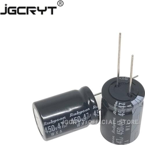 10 Unids/lote Into the aluminum electrolytic capacitor 450v 47uf 16X26mm 16X25mm 16X30mm 47uf/450v