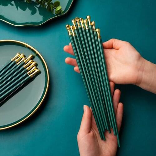 European Style Sushi Bread Sticks Chopsticks Tableware Food Catering Utensils Alloy Restaurant Kitchen Gadgets Practical