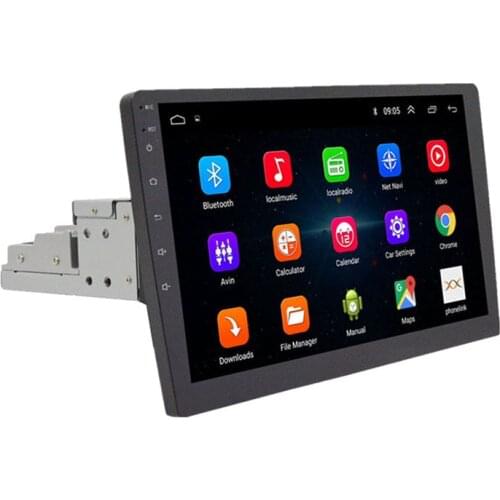 1DIN 9" Touch Screen Android 9.1 Quad-core RAM 2GB+ ROM 32GB 1080P Car Stereo Radio GPS Wifi Mirror Link Universal
