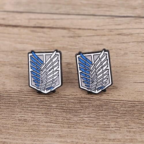 BG1195 Anime Stud Earring Cartoon Stainless Steel Earrings For Women Girls Ear Jewelry Cosplay Accessories