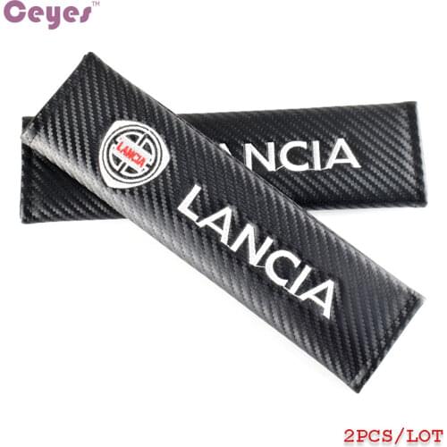 Ceyes Auto Car Styling Emblem Carbon Fiber Fit For Abarth Lancia Ypsilon Clio For Fiat Punto 500 Stilo Ducato Palio Car-Styling