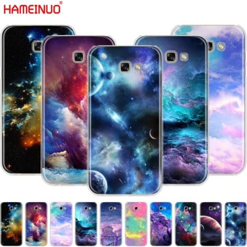 HAMEINUO outer space stars planet cell phone case cover for Samsung Galaxy A3 A310 A5 A510 A7 A8 A9 2016 2017