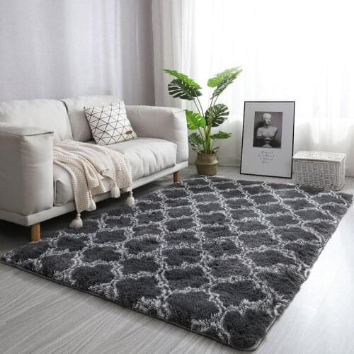 Ins style living room carpet coffee table rug girl bedroom bedside rug balcony bay window floor mat hand tie dye craft carpet