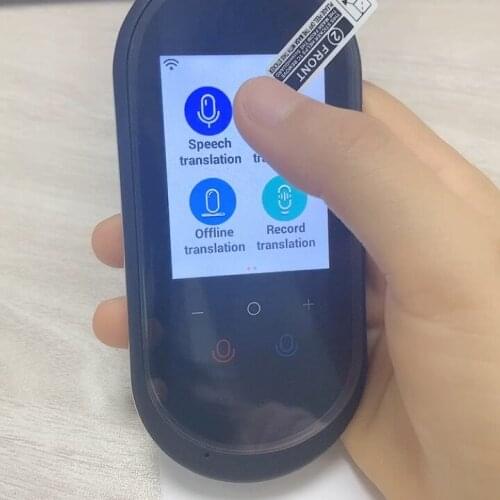 Wifi intelligent high accuracy fast portable simultaneous translation device smart voice translator