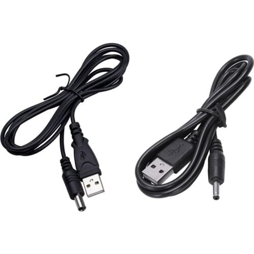 USB to 5.5mm/2.1mm 5V DC Barrel Jack Power Cable with USB 2.0 a Type Male to Single 3.5mm Jack DC Power Cable