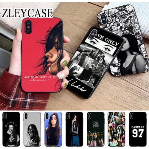 Camila Cabello Colorful Cute Phone Accessories Case For iphone x xs xr xsmax 11 12pro max 5s SE 2020 6splus 7 8plus 12mini cover