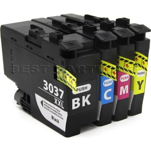 LC3037 XXL ink cartridge for brother MFC-J5845DW MFC-J5945DW MFC-6545DW MFC-J6945DW , full ink with chips
