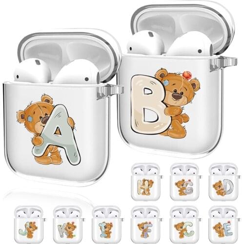 For Airpods 1/2 Soft Silicone Earphone Cover AirPods Case Clear Accessories Headset Protective Sleeve for Apple Airpods 2 Case
