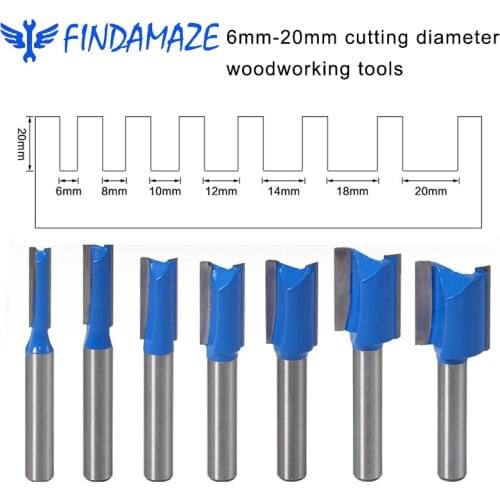 8mm Shank Woodworking Straight Milling Cutter Sets Are Used for Woodworking Drawers or Other Milling Cutter Woodworking Tools