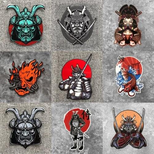 Newest motorcycle racing reflective retro Samurai sticker Japan Ninja JDM japanse drift car motor stickers of rider bikers