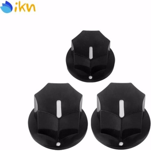 NEW 1set of 3pcs Tone Volume Control Knobs Pedal De Guitarra Amp Knobs Guitar Accessories