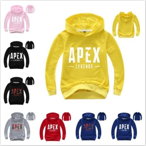 Hip Hop Cartoon Apex Legends Clothes Baby Boy Girl Sweartshirts Kids Long Sleeve T Shirts Tops Tee Spring Autumn Hoodies Outfits