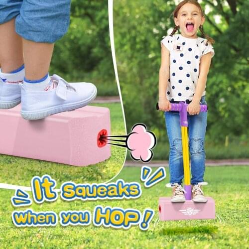 2020 Foam Pogo Jumping Pole with High Elasticity and Non Slip Handle Jumping Toy for Kids